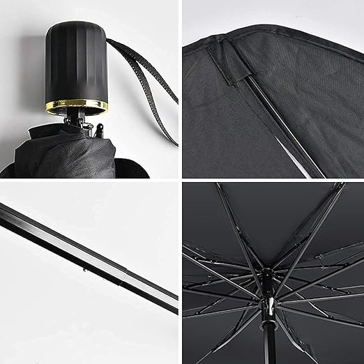 Car Sun Shade for Windshield Foldable Car Sun Umbrella for UV Sun and Heat Protection Foldable Sun Shade