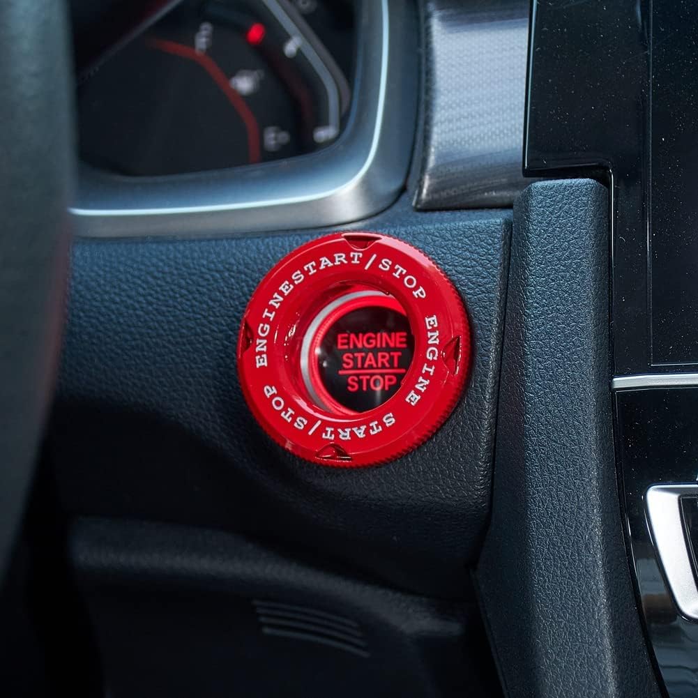 Car Engine Start Button Cover , Universal Button Decoration Protector Ring