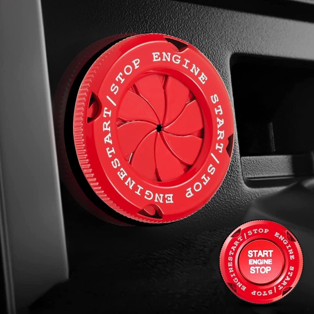 Car Engine Start Button Cover , Universal Button Decoration Protector Ring