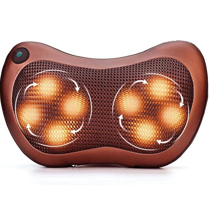 Car Seat Electric Pillow Massager For Body Pain Relief