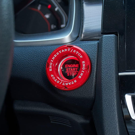 Car Engine Start Button Cover , Universal Button Decoration Protector Ring