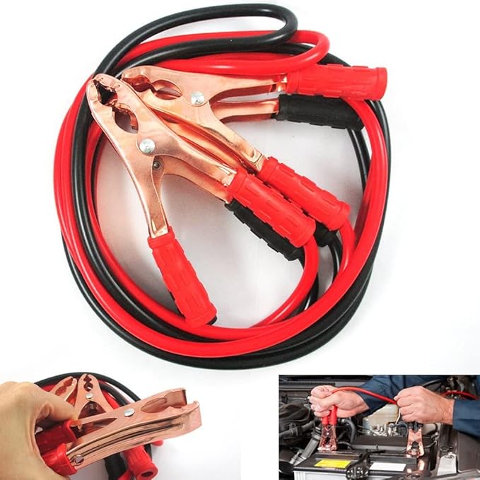 BOOSTER CABLE ALLIGATOR CLAMPS EMERGENCY POWER CHARGING JUMPER CABLE&nbsp; CAR BATTERY STARTER CABLE