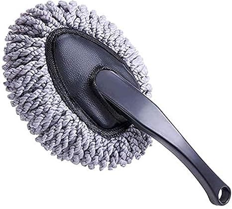 Multi-Functional Car Duster Cleaning Dirt Dust Clean Brush Dusting Tool Mop Gray Car Cleaning Products